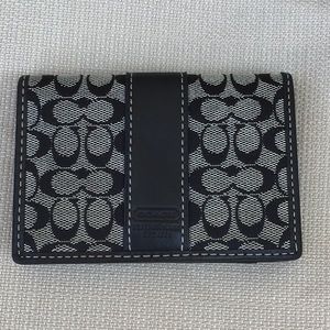 Coach Id Card small Wallet Holder EUC -Vintage